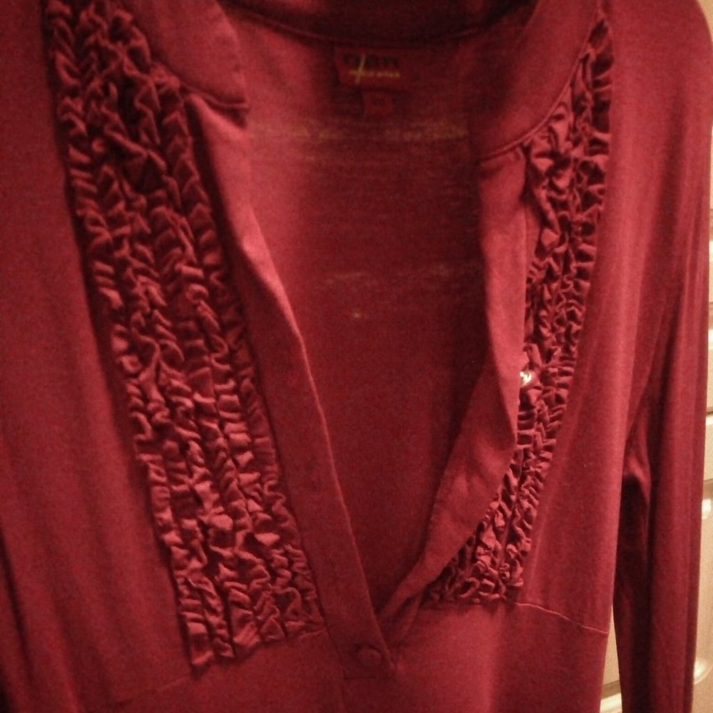 Tuxedo Blouse in Orchid Purple